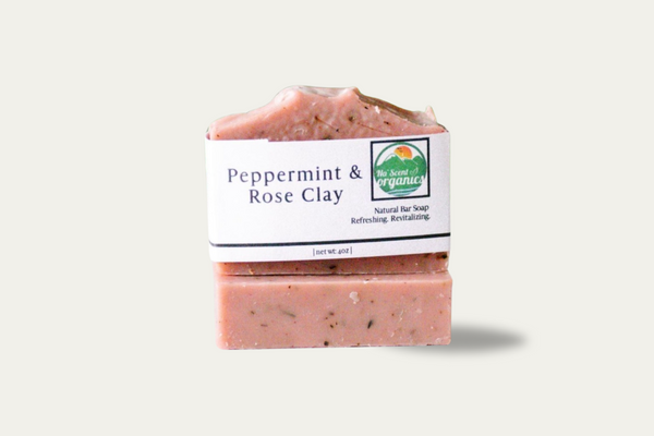 Peppermint & Rose Clay Revitalizing Bar Soap