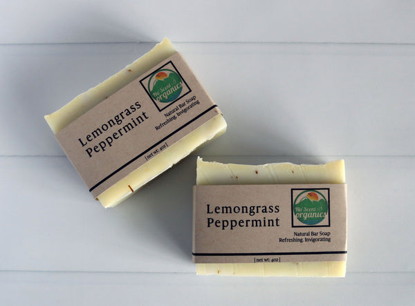 Lemongrass Peppermint Soothing Bar Soap - For All Skin Types
