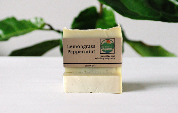Lemongrass Peppermint Soothing Bar Soap - For All Skin Types
