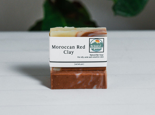 Moroccan Red Clay Acne Be Gone Soap - For Oily Skin