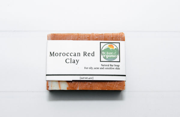 Moroccan Red Clay Acne Be Gone Soap - For Oily Skin