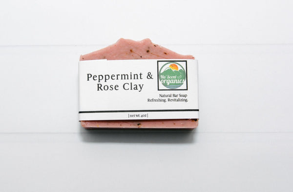 Peppermint & Rose Clay Revitalizing Bar Soap