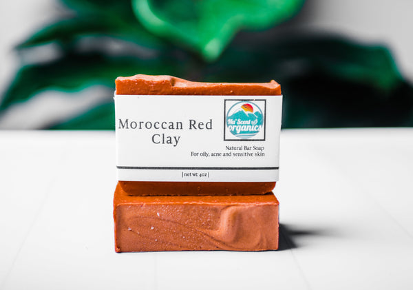 Moroccan Red Clay Acne Be Gone Soap - For Oily Skin